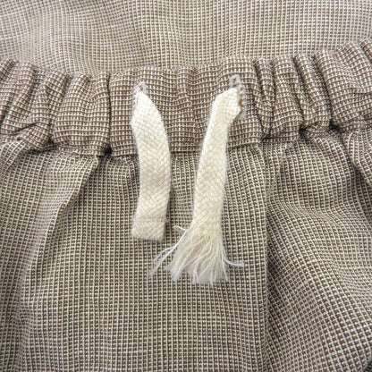 45R フォーティファイブ アール 美品 コットンリネン ハケ目のギャザースカート レディース ブラウン 0 5054026 スカート 0