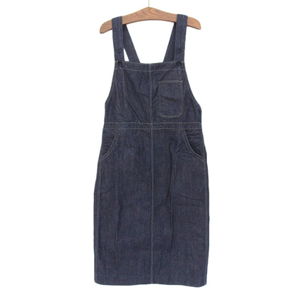 45R フォーティファイブ アール 美品 ライ麦デニムのオーバースカート（濃） オールインワン レディース インディゴ 50340041 オーバーオール オールインワン ―