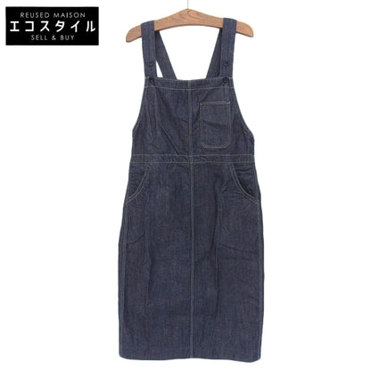 45R フォーティファイブ アール 美品 ライ麦デニムのオーバースカート（濃） オールインワン レディース インディゴ 50340041 オーバーオール オールインワン ―