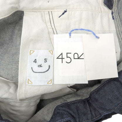 45R フォーティファイブ アール 美品 ライ麦デニムのオーバースカート（濃） オールインワン レディース インディゴ 50340041 オーバーオール オールインワン ―