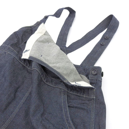 45R フォーティファイブ アール 美品 ライ麦デニムのオーバースカート（濃） オールインワン レディース インディゴ 50340041 オーバーオール オールインワン ―