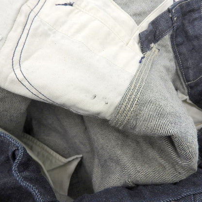 45R フォーティファイブ アール 美品 ライ麦デニムのオーバースカート（濃） オールインワン レディース インディゴ 50340041 オーバーオール オールインワン ―