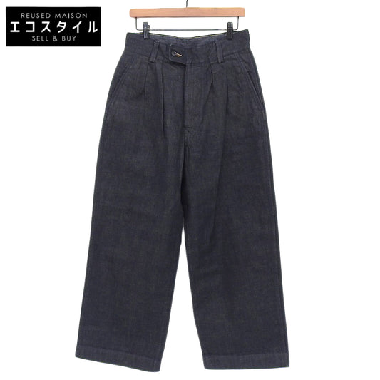 45R フォーティファイブ アール 美品 ライ麦デニムのシャルロットバギー（濃） ボトムス レディース インディゴ 50460241 ボトムス ―