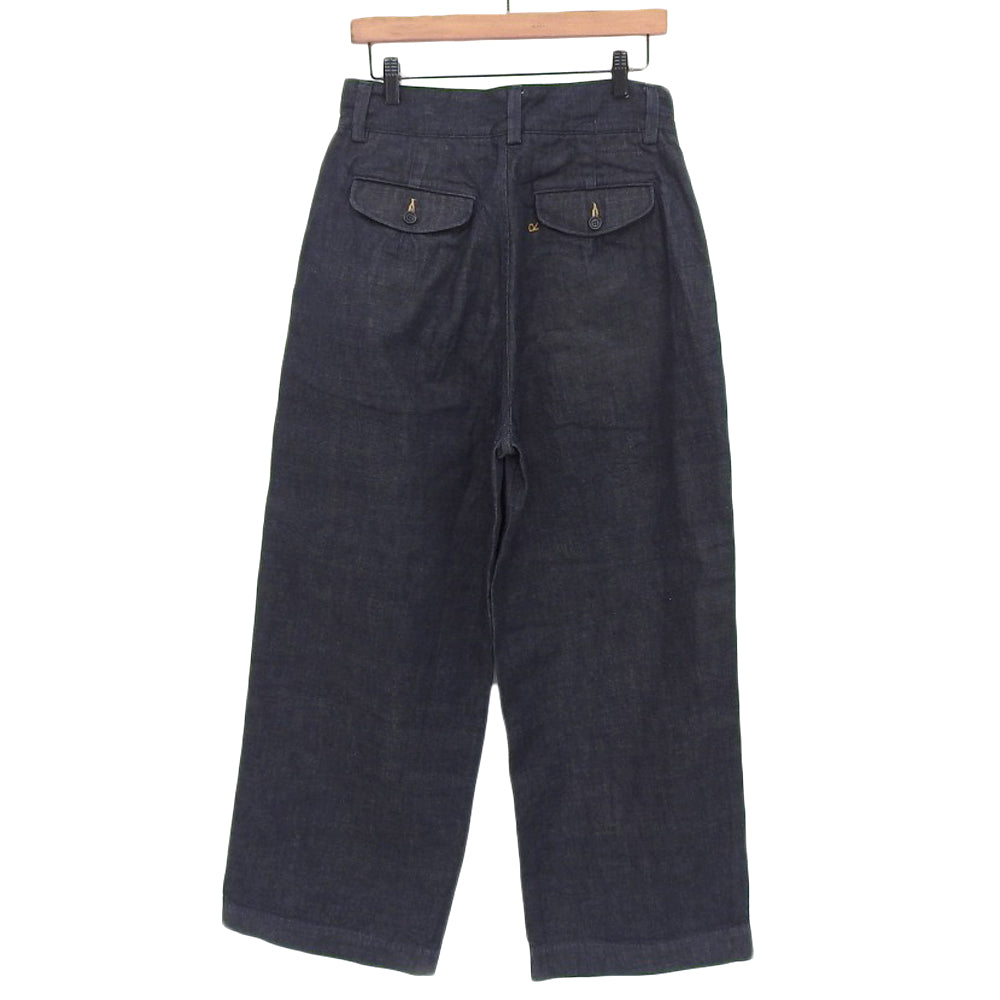 45R フォーティファイブ アール 美品 ライ麦デニムのシャルロットバギー（濃） ボトムス レディース インディゴ 50460241 ボトムス ―
