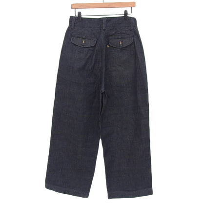 45R フォーティファイブ アール 美品 ライ麦デニムのシャルロットバギー（濃） ボトムス レディース インディゴ 50460241 ボトムス ―