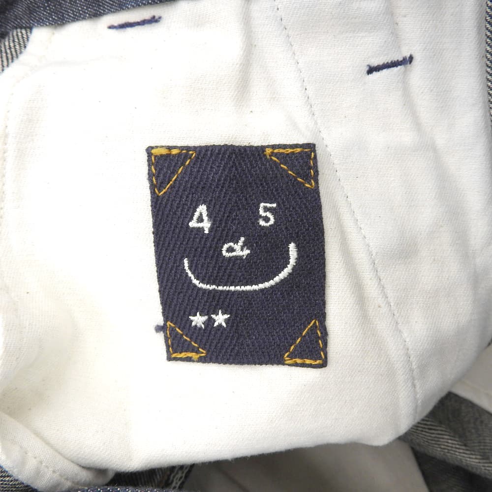 45R フォーティファイブ アール 美品 ライ麦デニムのシャルロットバギー（濃） ボトムス レディース インディゴ 50460241 ボトムス ―