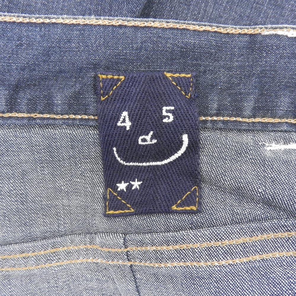 45R フォーティファイブ アール 麦比古ストレッチの桃比女（影色納戸 焦） ボトムス レディース インディゴ 50360601 ボトムス ―