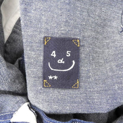 45R フォーティファイブ アール 美品 麦デニムの908オーバーオール（濃） オールインワン レディース インディゴ 50560262 オーバーオール オールインワン ―