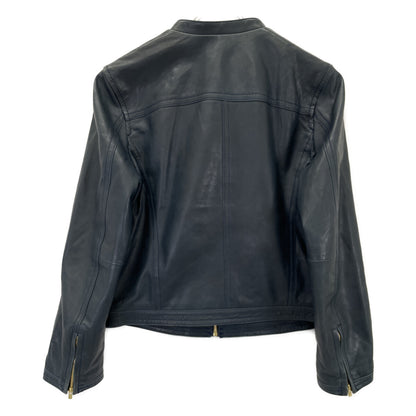 TOMORROWLAND トゥモローランド 【ｺﾚｸｼｮﾝ】23年製 ﾈｲﾋﾞｰ ﾗﾑﾚｻﾞｰ ｼﾞｯﾌﾟｱｯﾌﾟﾌﾞﾙｿﾞﾝ ジャケット 40