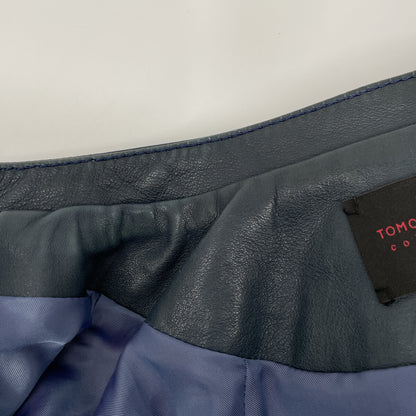 TOMORROWLAND トゥモローランド 【ｺﾚｸｼｮﾝ】23年製 ﾈｲﾋﾞｰ ﾗﾑﾚｻﾞｰ ｼﾞｯﾌﾟｱｯﾌﾟﾌﾞﾙｿﾞﾝ ジャケット 40