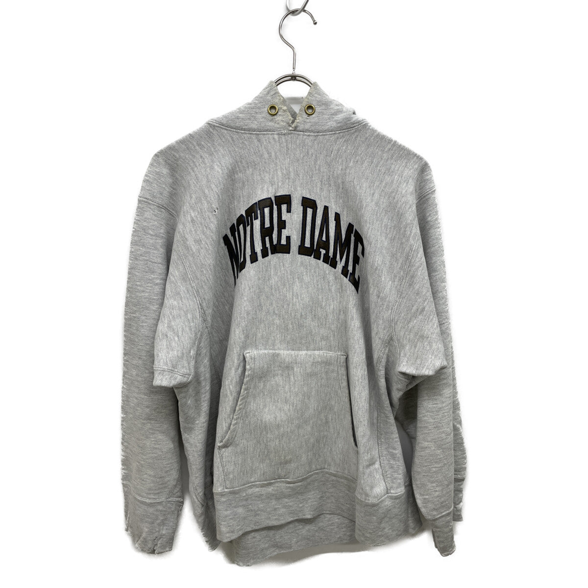 Champion チャンピオン 80S ﾄﾘｺﾀｸﾞ NOTRE DAME ﾘﾊﾞｰｽｳｨｰﾌﾞｽﾊﾟｰｶｰ トップス L