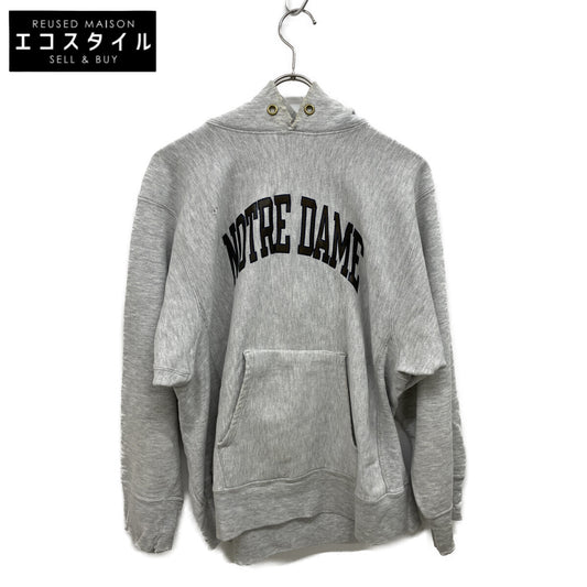 Champion チャンピオン 80S ﾄﾘｺﾀｸﾞ NOTRE DAME ﾘﾊﾞｰｽｳｨｰﾌﾞｽﾊﾟｰｶｰ トップス L
