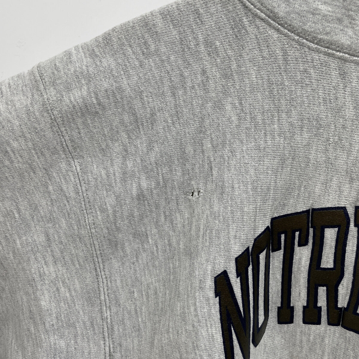 Champion チャンピオン 80S ﾄﾘｺﾀｸﾞ NOTRE DAME ﾘﾊﾞｰｽｳｨｰﾌﾞｽﾊﾟｰｶｰ トップス L