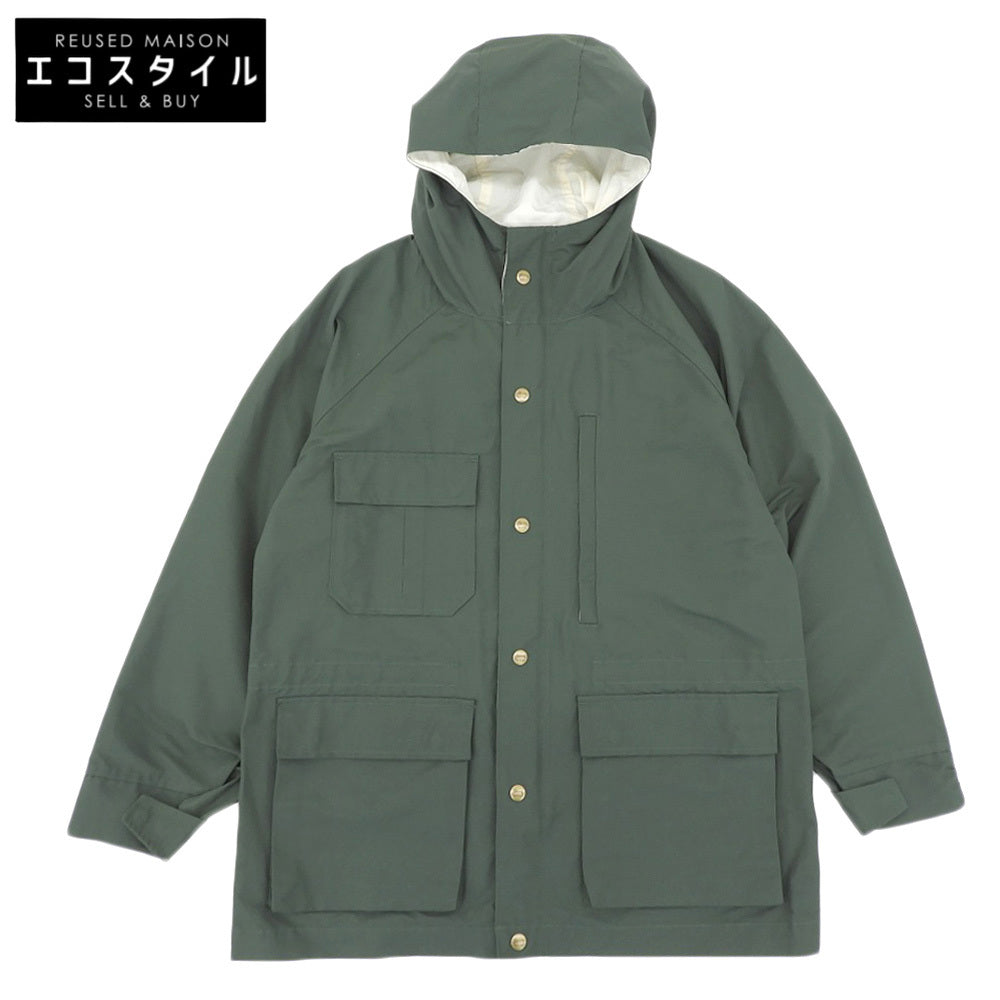 WOOLRICH ウールリッチ 美品 コットン ナイロン マウンテンパーカ ジャケット メンズ グリーン XS WOOU0110BE ジャケット XS(US)