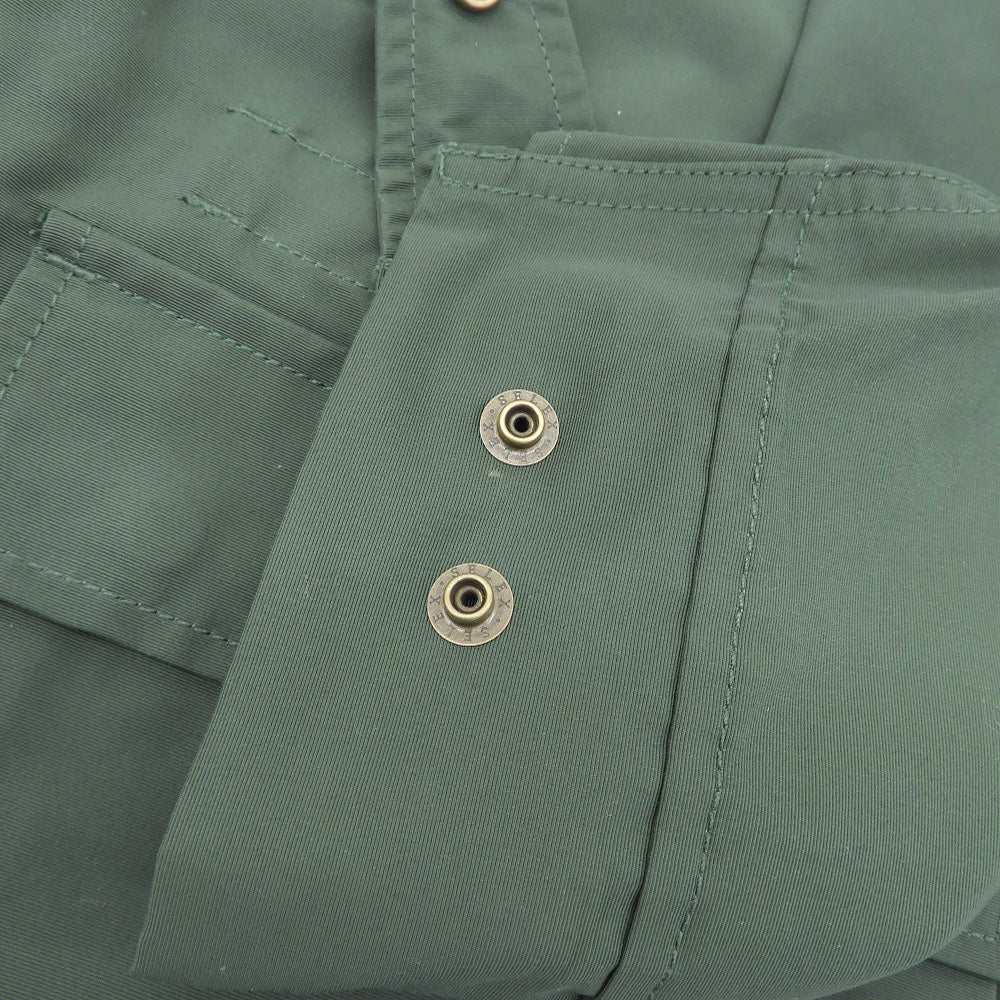 WOOLRICH ウールリッチ 美品 コットン ナイロン マウンテンパーカ ジャケット メンズ グリーン XS WOOU0110BE ジャケット XS(US)