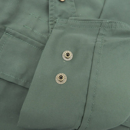 WOOLRICH ウールリッチ 美品 コットン ナイロン マウンテンパーカ ジャケット メンズ グリーン XS WOOU0110BE ジャケット XS(US)