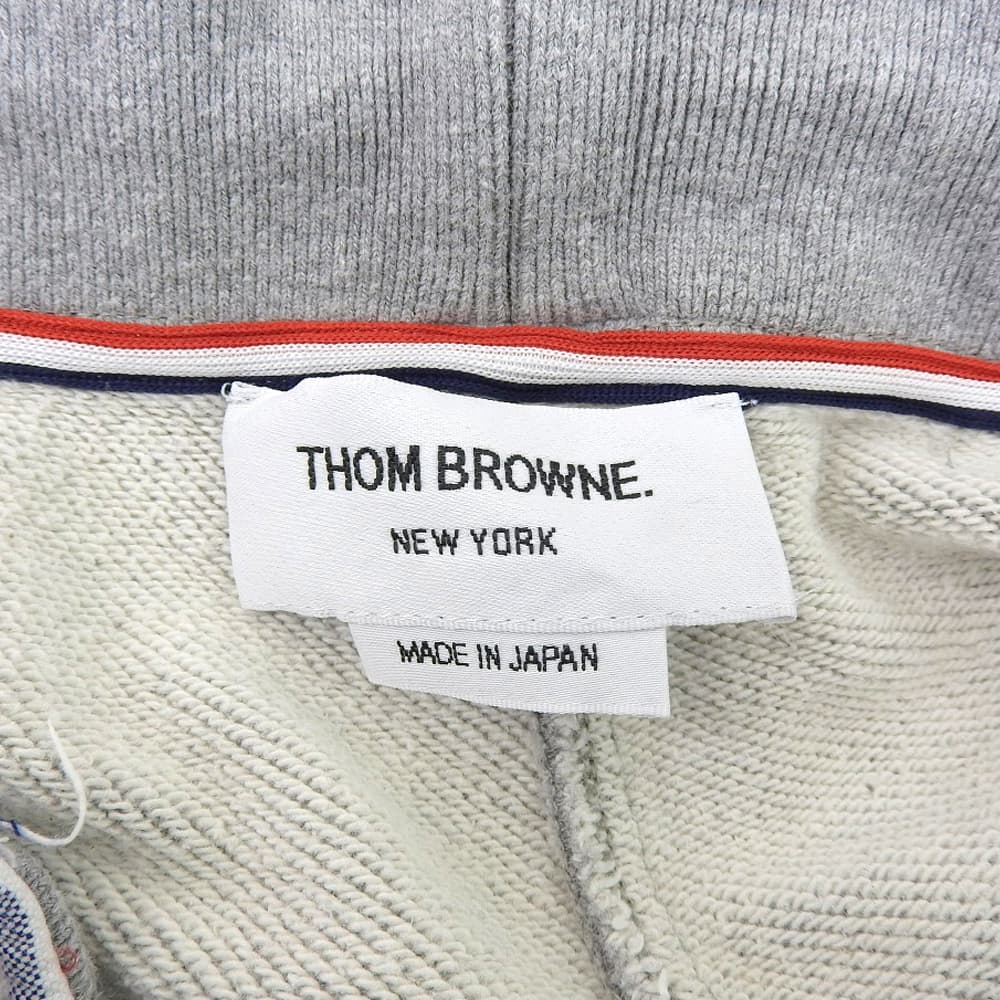 THOM BROWNE トムブラウン コットン シャーク ウェットハーフパンツ ボトムス レディース グレー 3 ボトムス 36