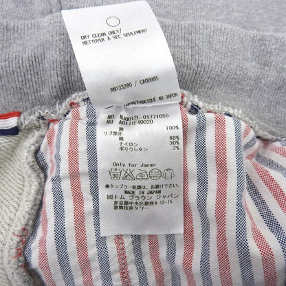 THOM BROWNE トムブラウン コットン シャーク ウェットハーフパンツ ボトムス レディース グレー 3 ボトムス 36