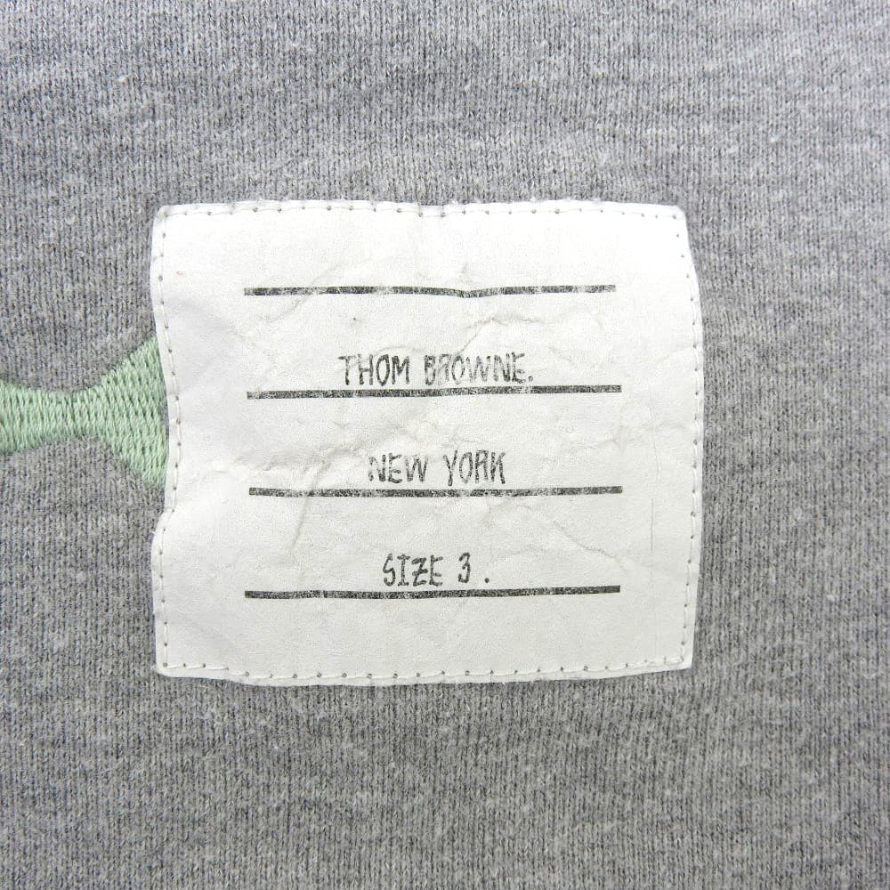 THOM BROWNE トムブラウン コットン シャーク ウェットハーフパンツ ボトムス レディース グレー 3 ボトムス 36