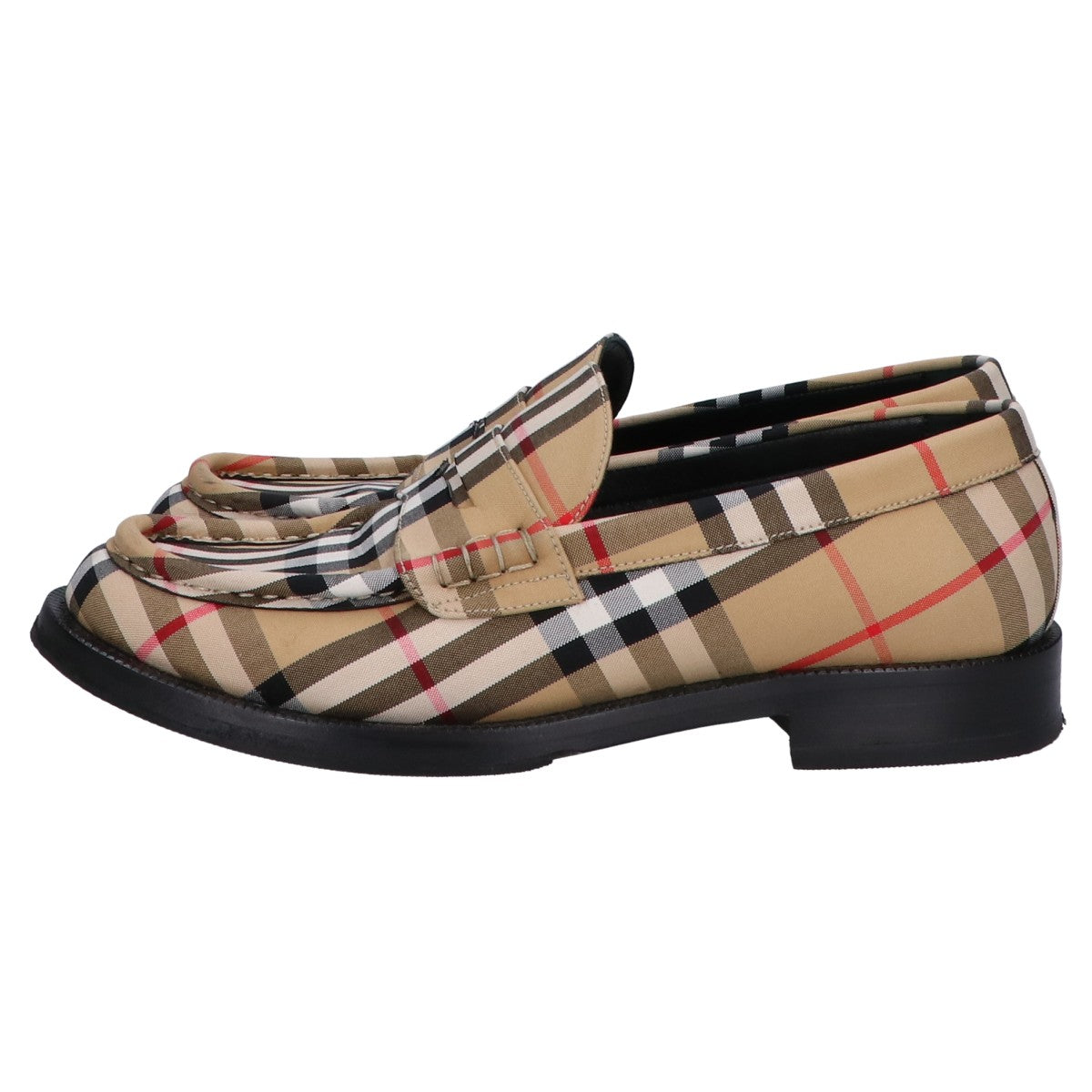 BURBERRY バーバリー ITBROSRLLOC ノヴァチェック コインローファー シューズ 38