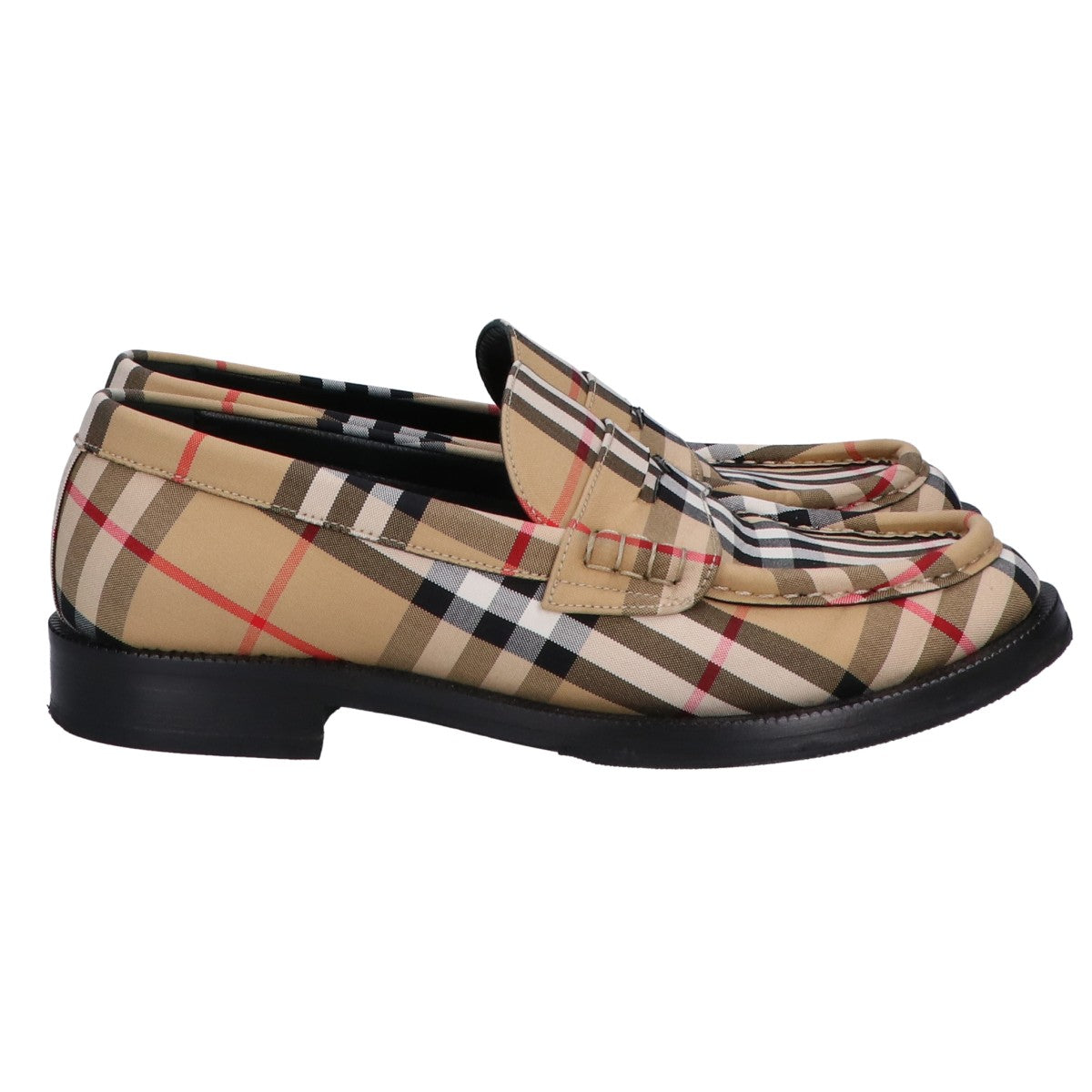 BURBERRY バーバリー ITBROSRLLOC ノヴァチェック コインローファー シューズ 38