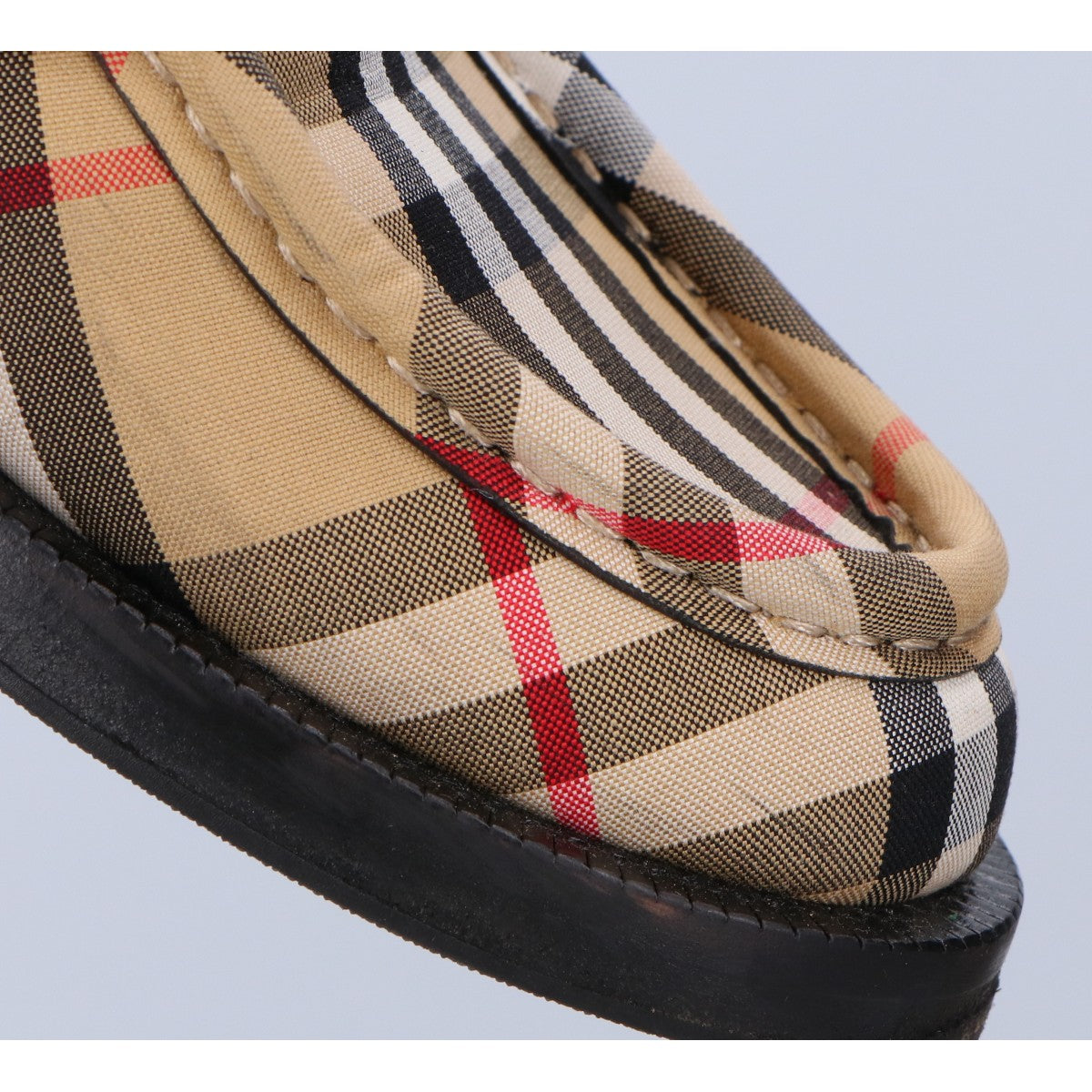 BURBERRY バーバリー ITBROSRLLOC ノヴァチェック コインローファー シューズ 38