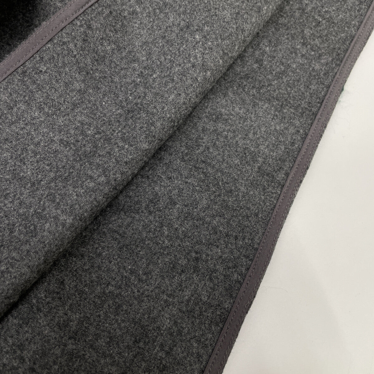 S MaxMara エスマックスマーラ ｸﾞﾚｰ ｳｰﾙ ｷﾞｬｻﾞｰﾃﾞｻﾞｲﾝ ﾛﾝｸﾞｽﾘｰﾌﾞ比翼ｼｬﾂﾜﾝﾋﾟｰｽ ワンピース 表記なし