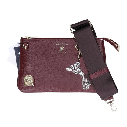 A.D.M.J. Accessoires De Mademoiselle ADMJ 【新品同様】18SC1101CP01 ステラモチーフスワロ ショルダーウォレットバッグ/ ショルダーバッグ