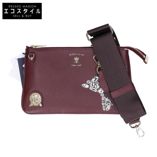 A.D.M.J. Accessoires De Mademoiselle ADMJ 【新品同様】18SC1101CP01 ステラモチーフスワロ ショルダーウォレットバッグ/ ショルダーバッグ