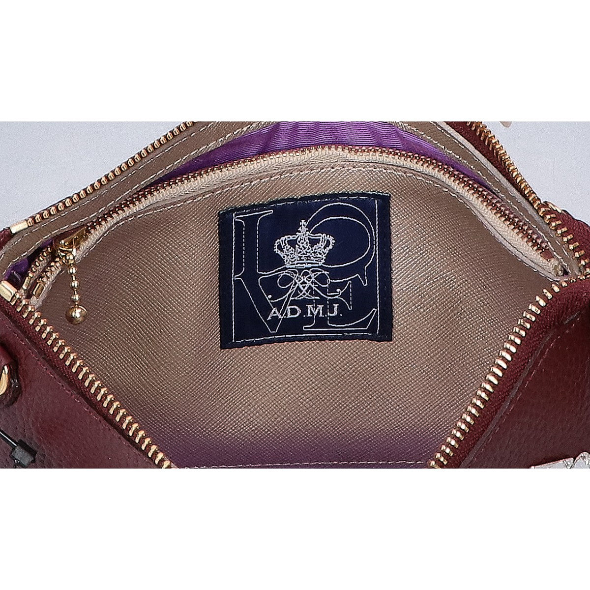 A.D.M.J. Accessoires De Mademoiselle ADMJ 【新品同様】18SC1101CP01 ステラモチーフスワロ ショルダーウォレットバッグ/ ショルダーバッグ