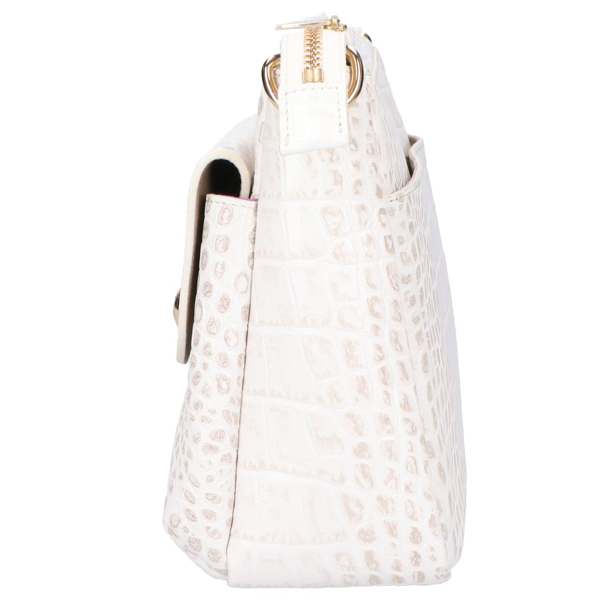 A.D.M.J. Accessoires De Mademoiselle ADMJ 【新品同様】20SC030307 クロコ型押し ショルダーバッグ