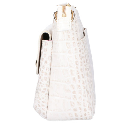 A.D.M.J. Accessoires De Mademoiselle ADMJ 【新品同様】20SC030307 クロコ型押し ショルダーバッグ