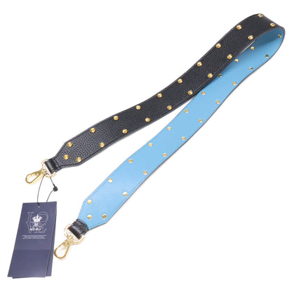 A.D.M.J. Accessoires De Mademoiselle ADMJ 【新品同様】18SS05002 スタッズ シュリンクレザー ショルダーストラップ その他