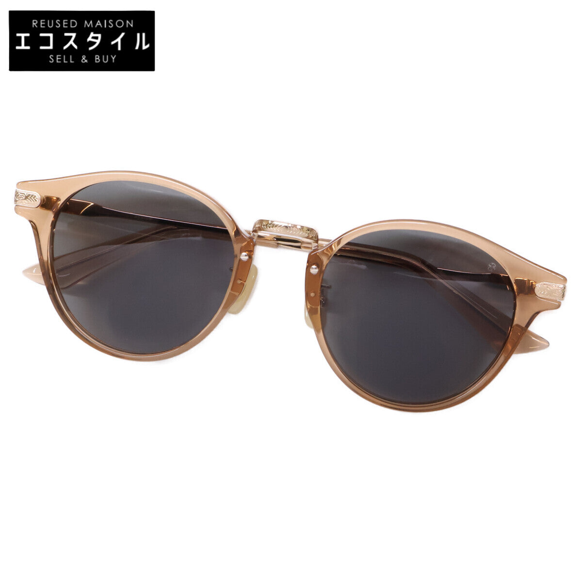 ayame アヤメ 【美品】GENERAL LBR ジェネラル コンビ ボストンシェイプ サングラス 49□22