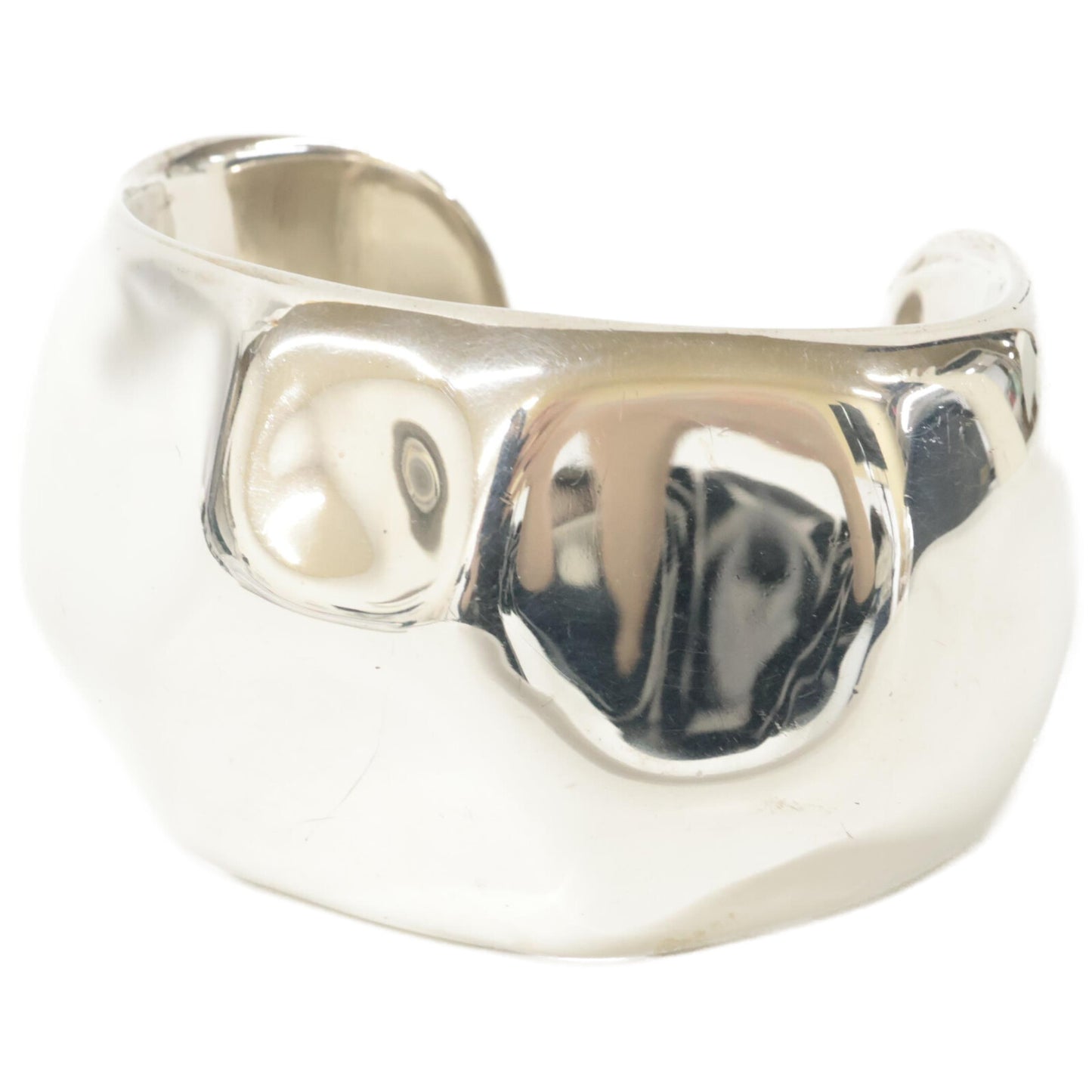 TIFFANY&Co. ティファニー Ag925 60020081 エルサ・ペレッティ スターリングシルバー ファセット ワイドカフ バングル