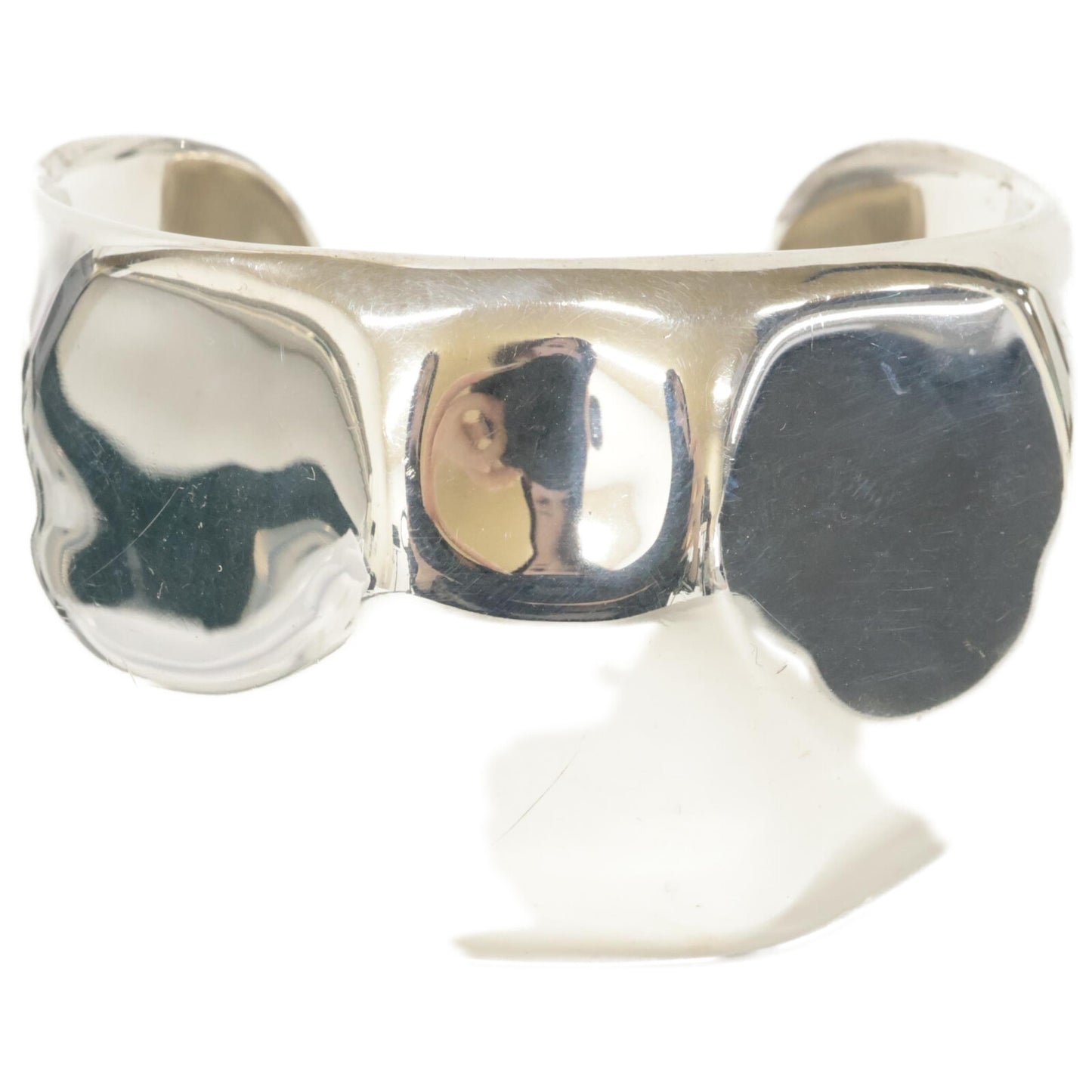 TIFFANY&Co. ティファニー Ag925 60020081 エルサ・ペレッティ スターリングシルバー ファセット ワイドカフ バングル