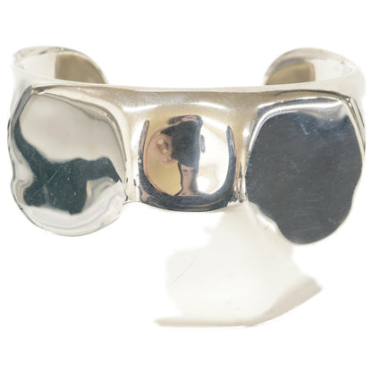 TIFFANY&Co. ティファニー Ag925 60020081 エルサ・ペレッティ スターリングシルバー ファセット ワイドカフ バングル