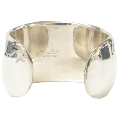 TIFFANY&Co. ティファニー Ag925 60020081 エルサ・ペレッティ スターリングシルバー ファセット ワイドカフ バングル