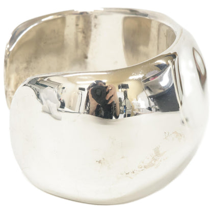TIFFANY&Co. ティファニー Ag925 60020081 エルサ・ペレッティ スターリングシルバー ファセット ワイドカフ バングル