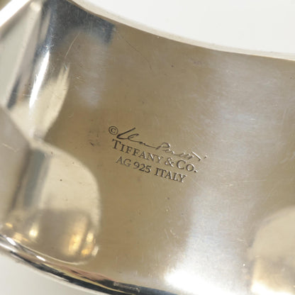 TIFFANY&Co. ティファニー Ag925 60020081 エルサ・ペレッティ スターリングシルバー ファセット ワイドカフ バングル