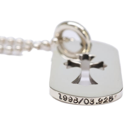Chrome Hearts クロムハーツ 美品 925 CHクロス カットアウトクロスドッグタグ スモール ペンダントトップ