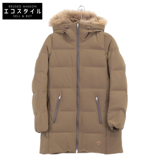 水沢ダウン ミズサワダウン ×ﾃﾞｻﾝﾄ DXG0319WBS ｶｰｷ ﾗｸｰﾝﾌｧｰ ﾌｰﾃﾞｯﾄﾞﾀﾞｳﾝｼﾞｬｹｯﾄ コート M