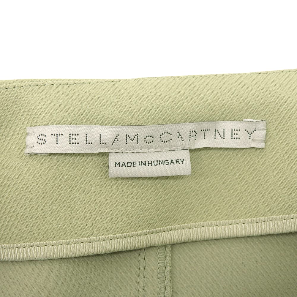 STELLA McCARTNEY ステラマッカートニー 美品 ベルト付き スカート レディース ライトグリーン 34 603150 スカート 34
