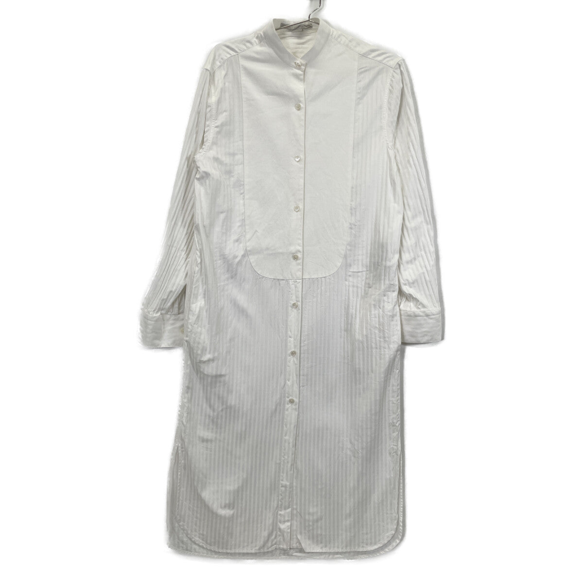 STELLA McCARTNEY ステラマッカートニー 6A0072 ﾎﾜｲﾄ ﾉｰｶﾗｰ ｼｬﾂﾜﾝﾋﾟｰｽ ワンピース 34