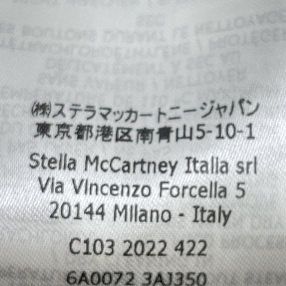 STELLA McCARTNEY ステラマッカートニー 6A0072 ﾎﾜｲﾄ ﾉｰｶﾗｰ ｼｬﾂﾜﾝﾋﾟｰｽ ワンピース 34
