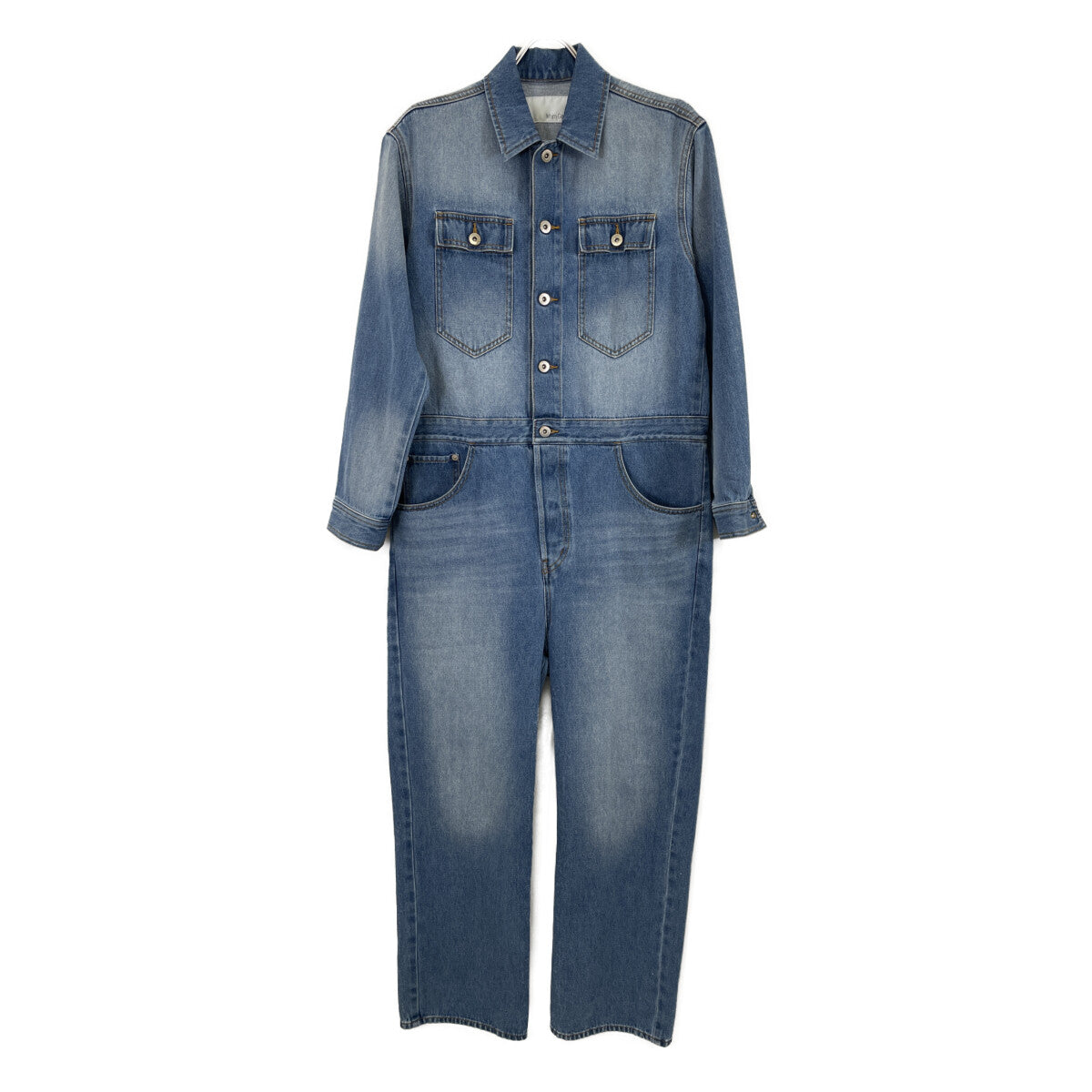 Whim Gazette ウィムガゼット WGZ1041109A0005 24SS ﾌﾞﾙｰ ﾃﾞﾆﾑｼﾞｬﾝﾌﾟｽｰﾂ オーバーオール オールインワン F