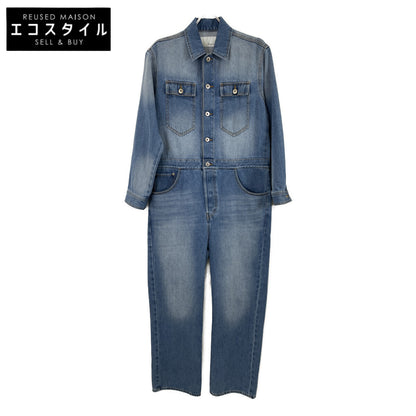 Whim Gazette ウィムガゼット WGZ1041109A0005 24SS ﾌﾞﾙｰ ﾃﾞﾆﾑｼﾞｬﾝﾌﾟｽｰﾂ オーバーオール オールインワン F