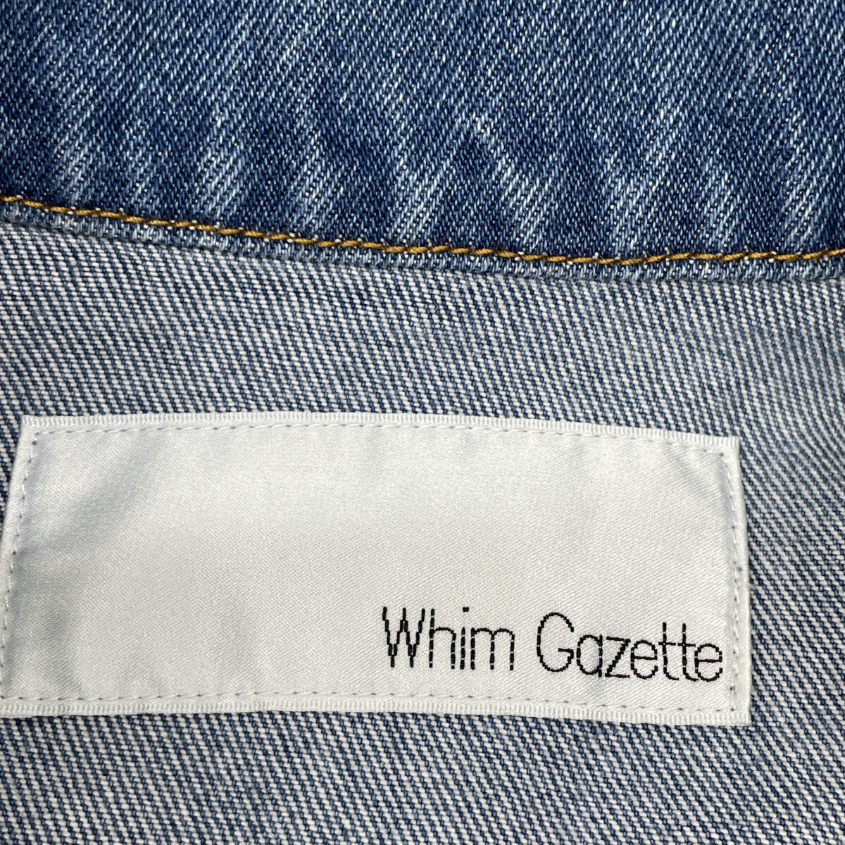 Whim Gazette ウィムガゼット WGZ1041109A0005 24SS ﾌﾞﾙｰ ﾃﾞﾆﾑｼﾞｬﾝﾌﾟｽｰﾂ オーバーオール オールインワン F