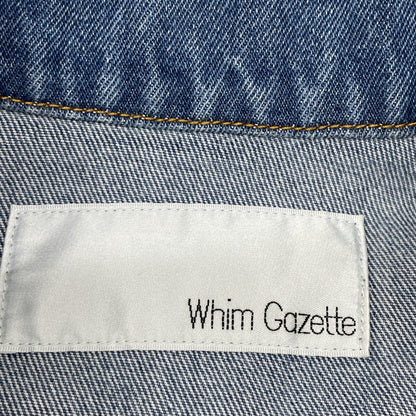 Whim Gazette ウィムガゼット WGZ1041109A0005 24SS ﾌﾞﾙｰ ﾃﾞﾆﾑｼﾞｬﾝﾌﾟｽｰﾂ オーバーオール オールインワン F