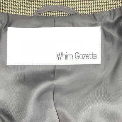 Whim Gazette ウィムガゼット WGZ1041707A0002 24SS ﾍﾞｰｼﾞｭ TRﾀﾞﾌﾞﾙｼﾞｬｹｯﾄ ジャケット F